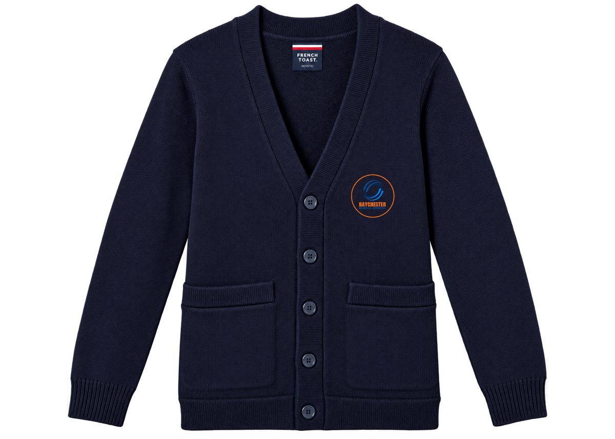 Embroidered V-Neck Cardigan - Youth