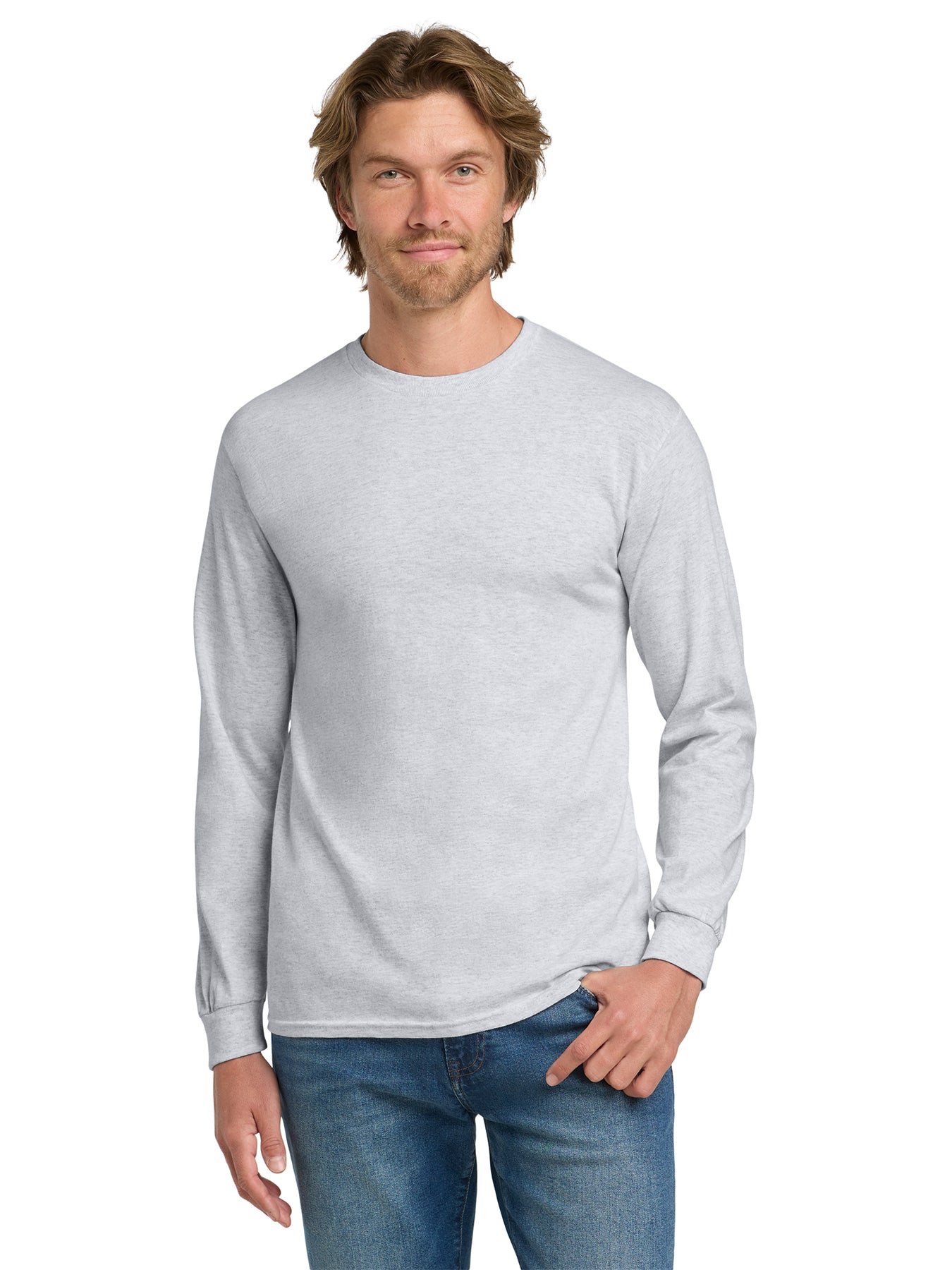 Gildan® Heavy Cotton™ 100% Cotton Long Sleeve T-Shirt
