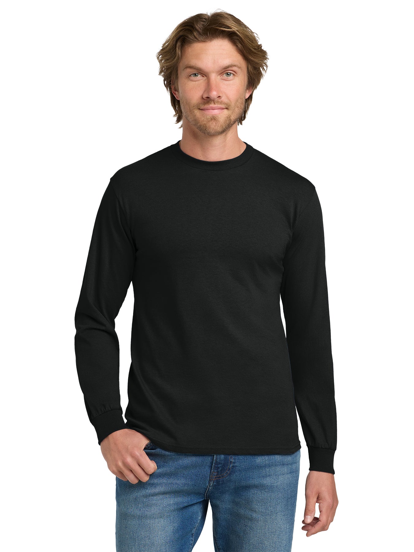 Gildan® Heavy Cotton™ 100% Cotton Long Sleeve T-Shirt