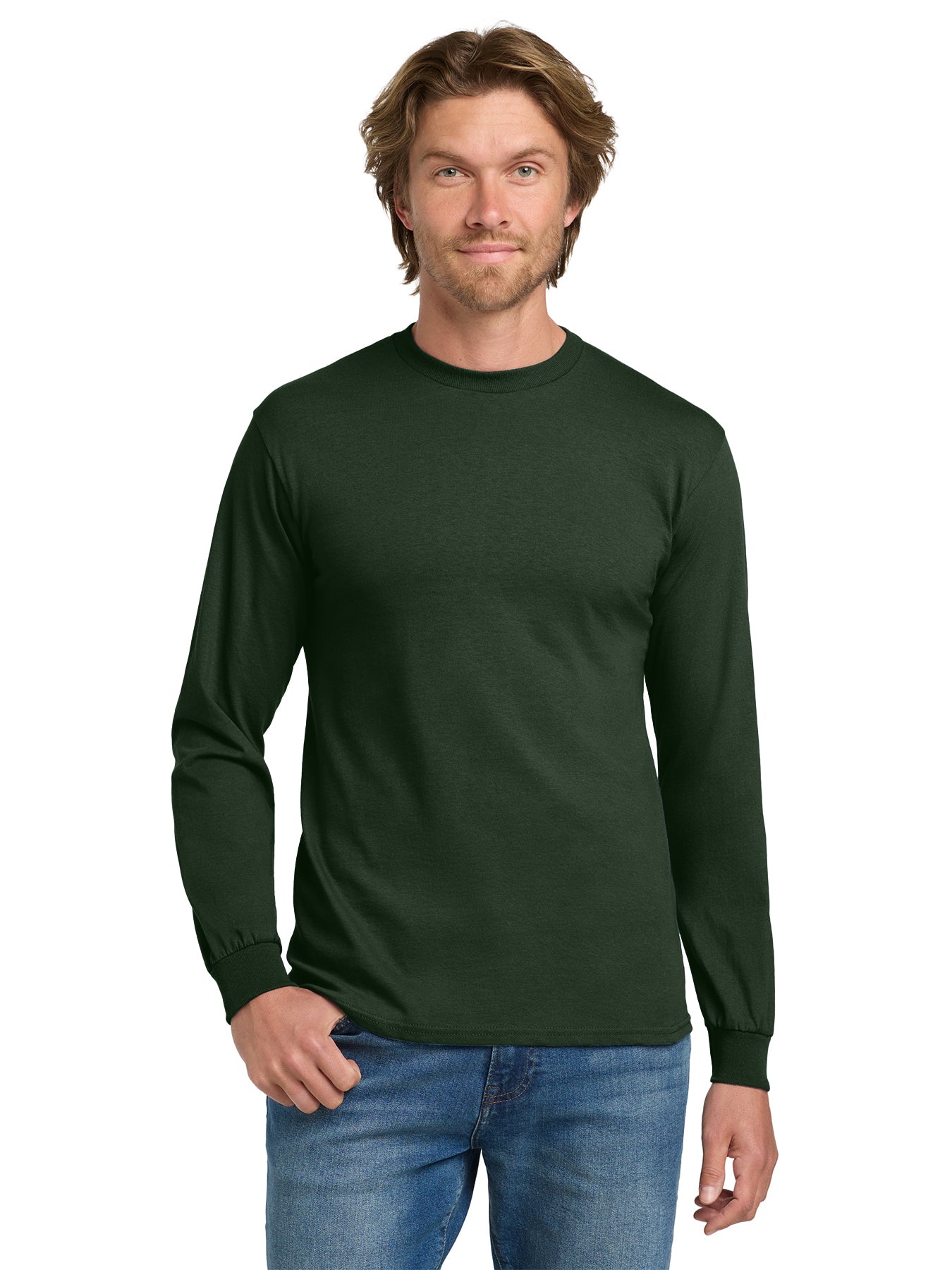 Gildan® Heavy Cotton™ 100% Cotton Long Sleeve T-Shirt