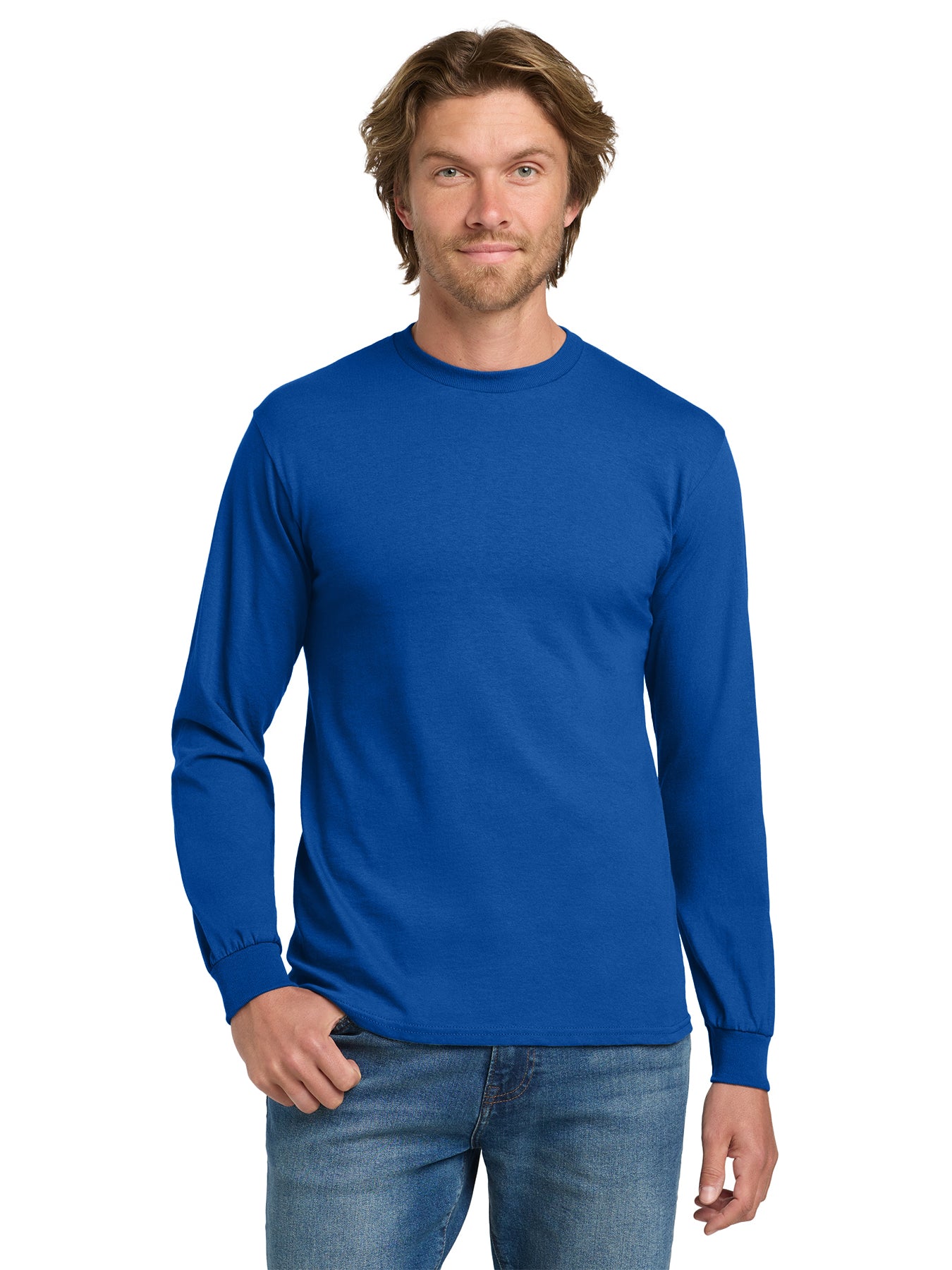 Gildan® Heavy Cotton™ 100% Cotton Long Sleeve T-Shirt