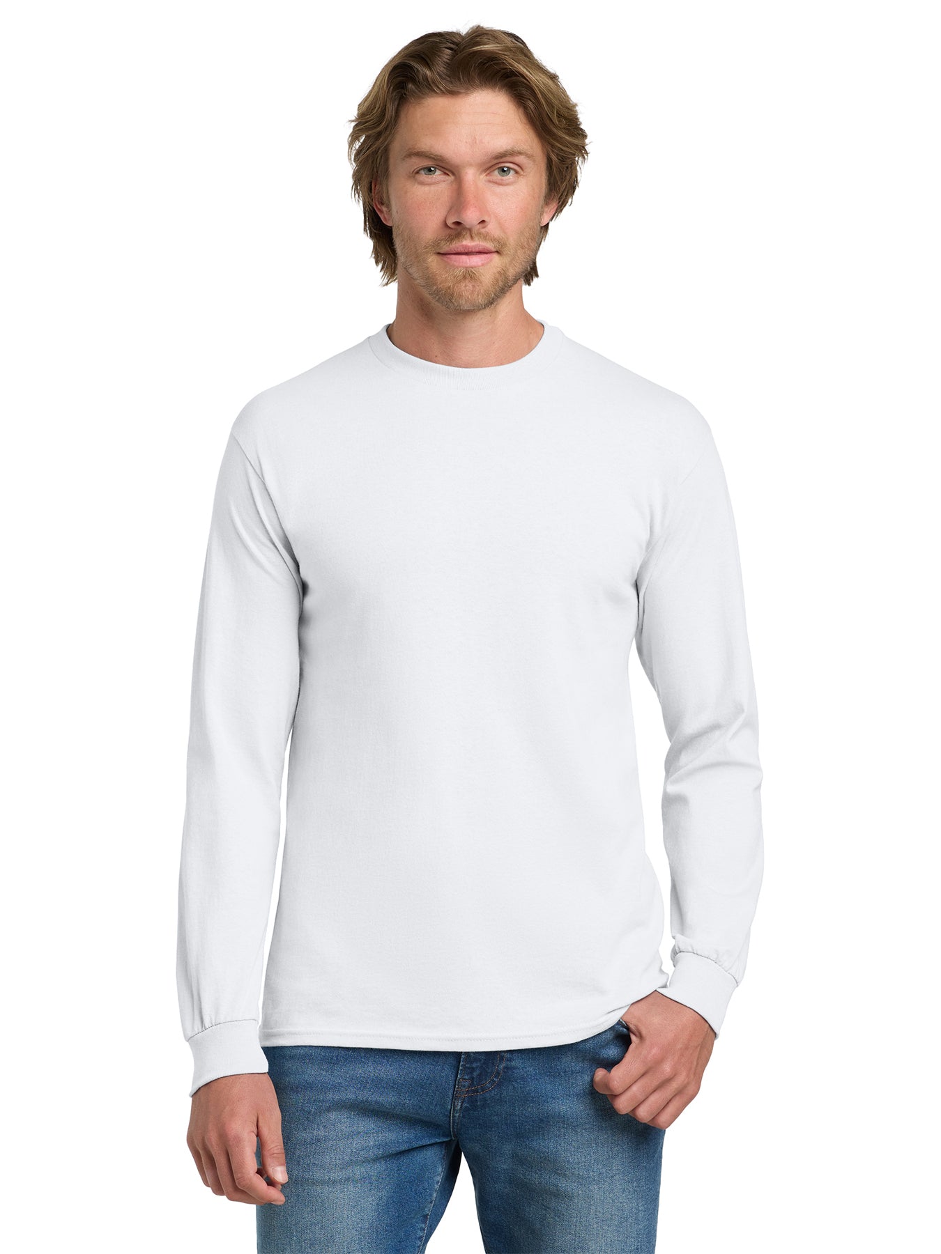 Gildan® Heavy Cotton™ 100% Cotton Long Sleeve T-Shirt