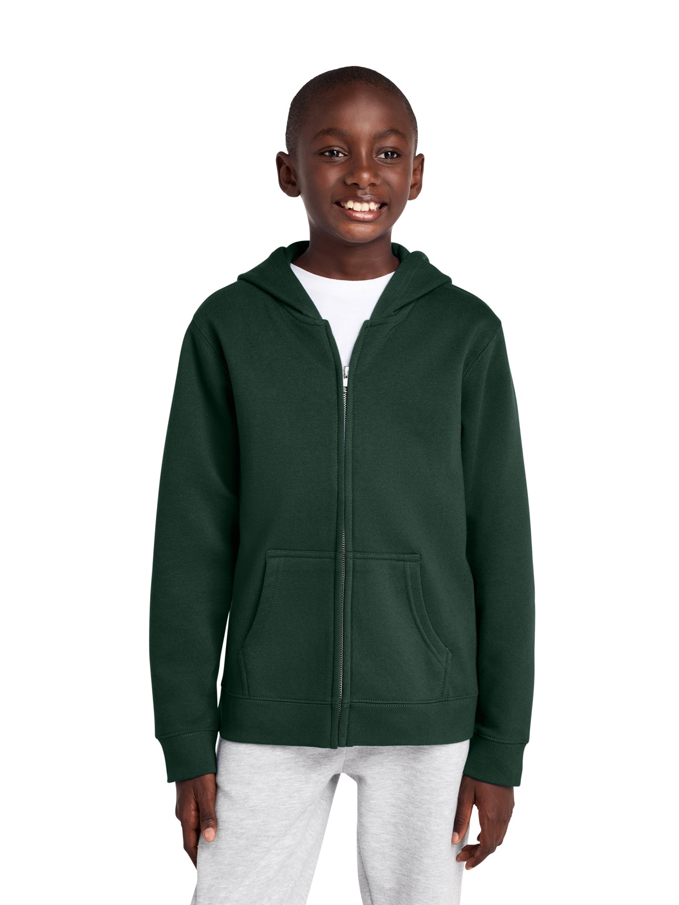 District® Youth V.I.T.™ Fleece Full-Zip Hoodie