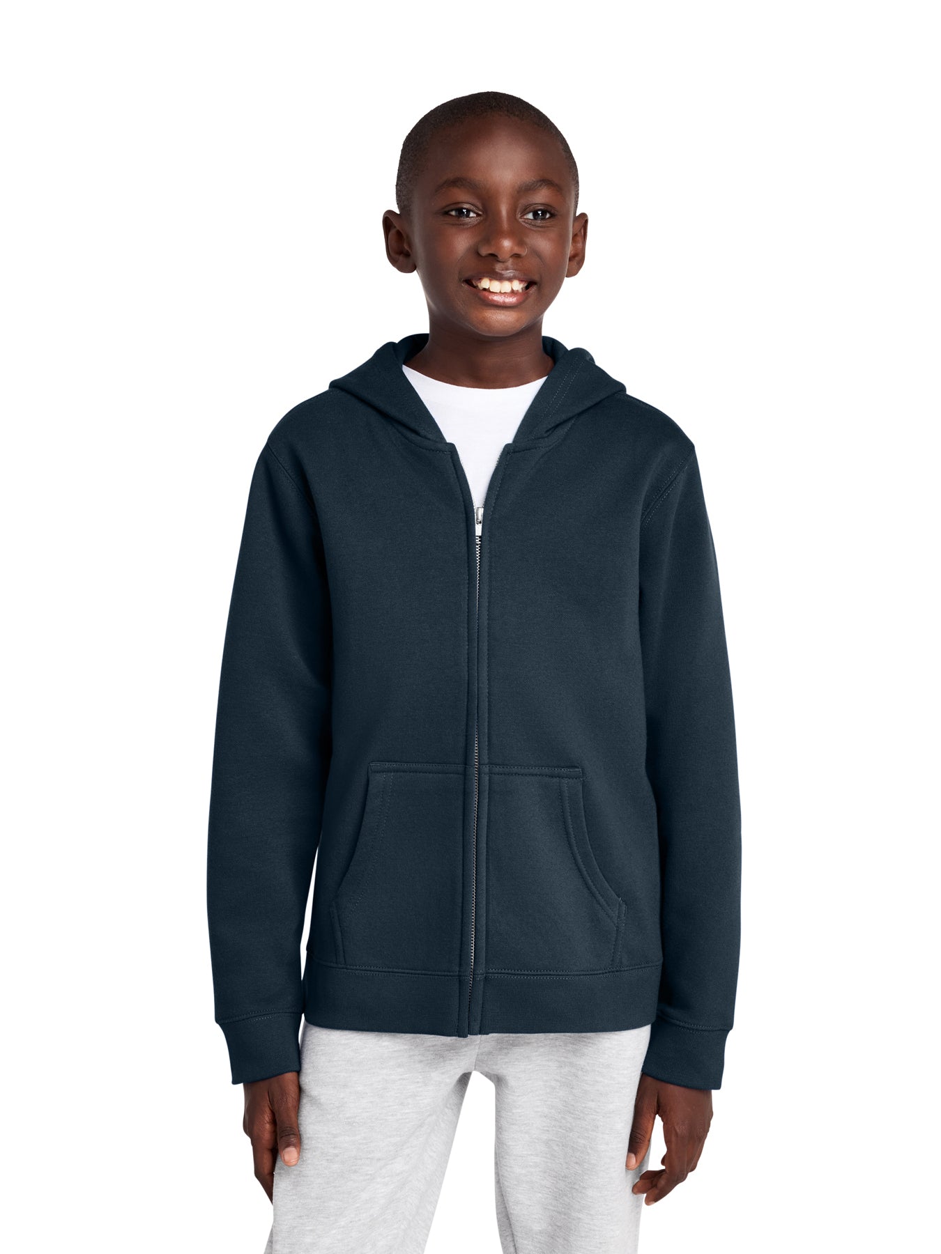 District® Youth V.I.T.™ Fleece Full-Zip Hoodie