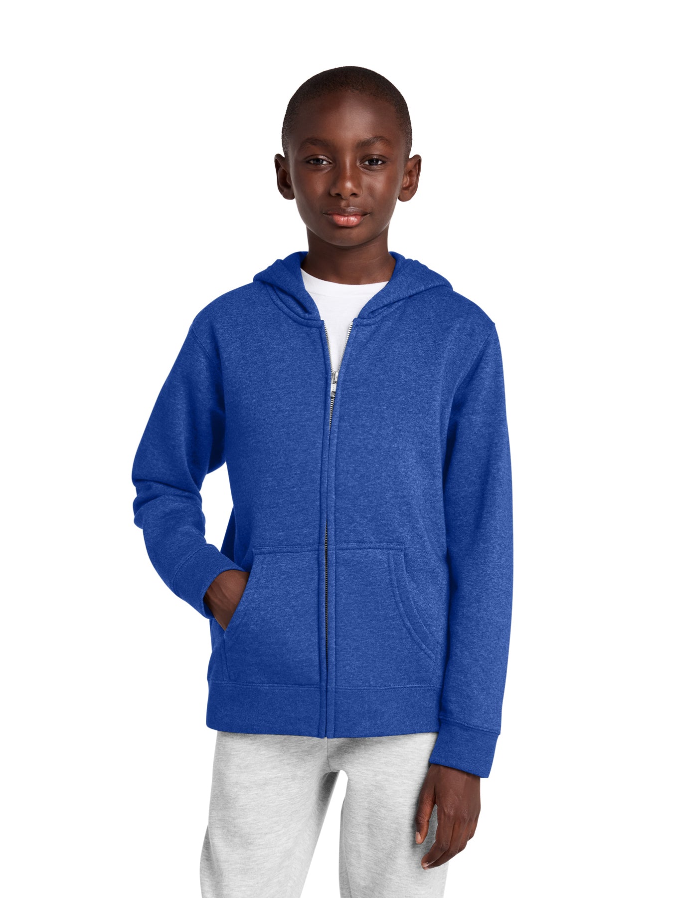 District® Youth V.I.T.™ Fleece Full-Zip Hoodie