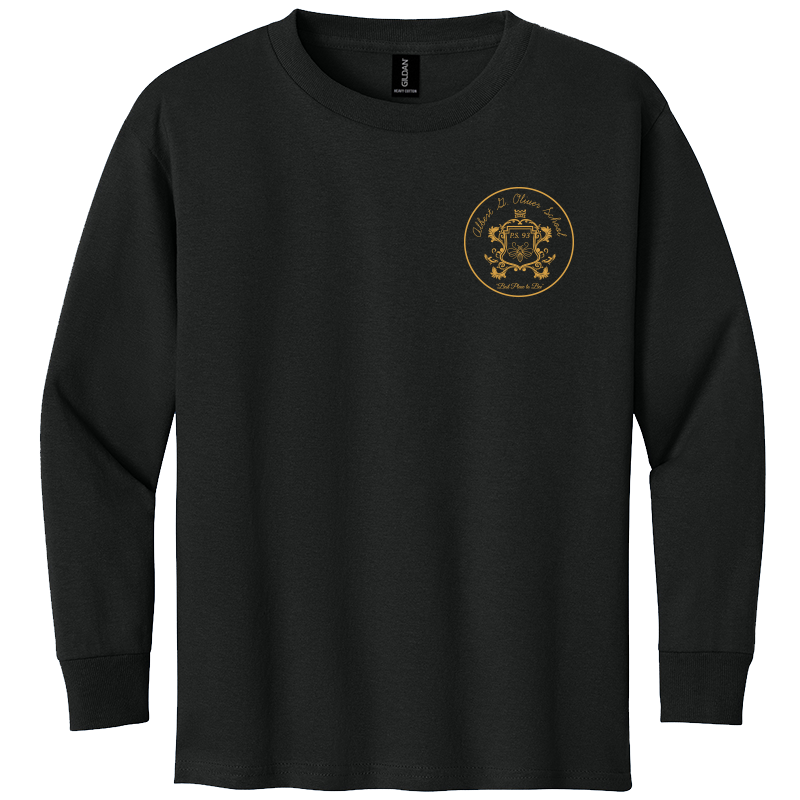 5400B Gildan® Youth Heavy Cotton™ 100% Cotton Long Sleeve T-Shirt