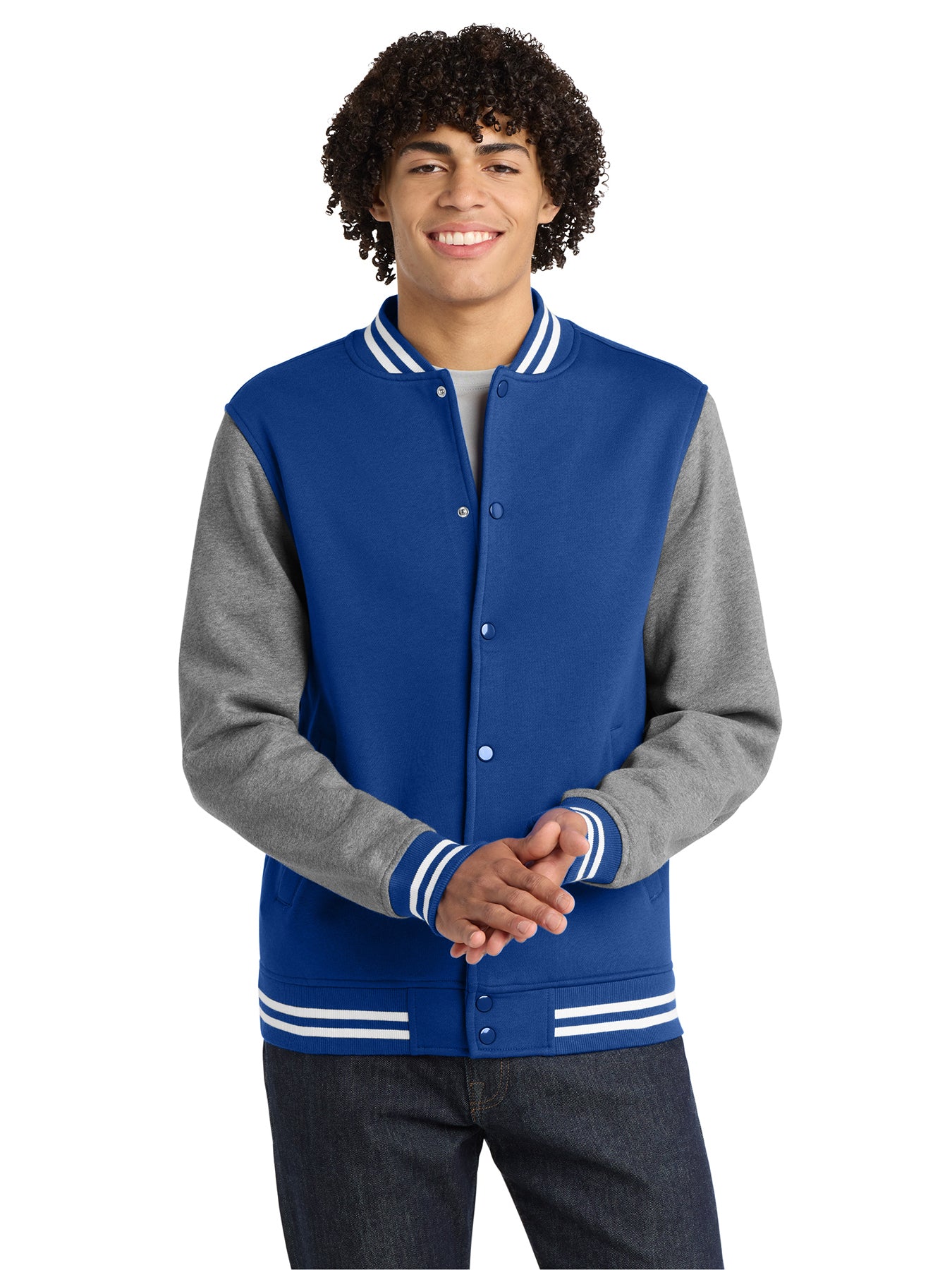 Sport-Tek® Fleece Letterman Jacket