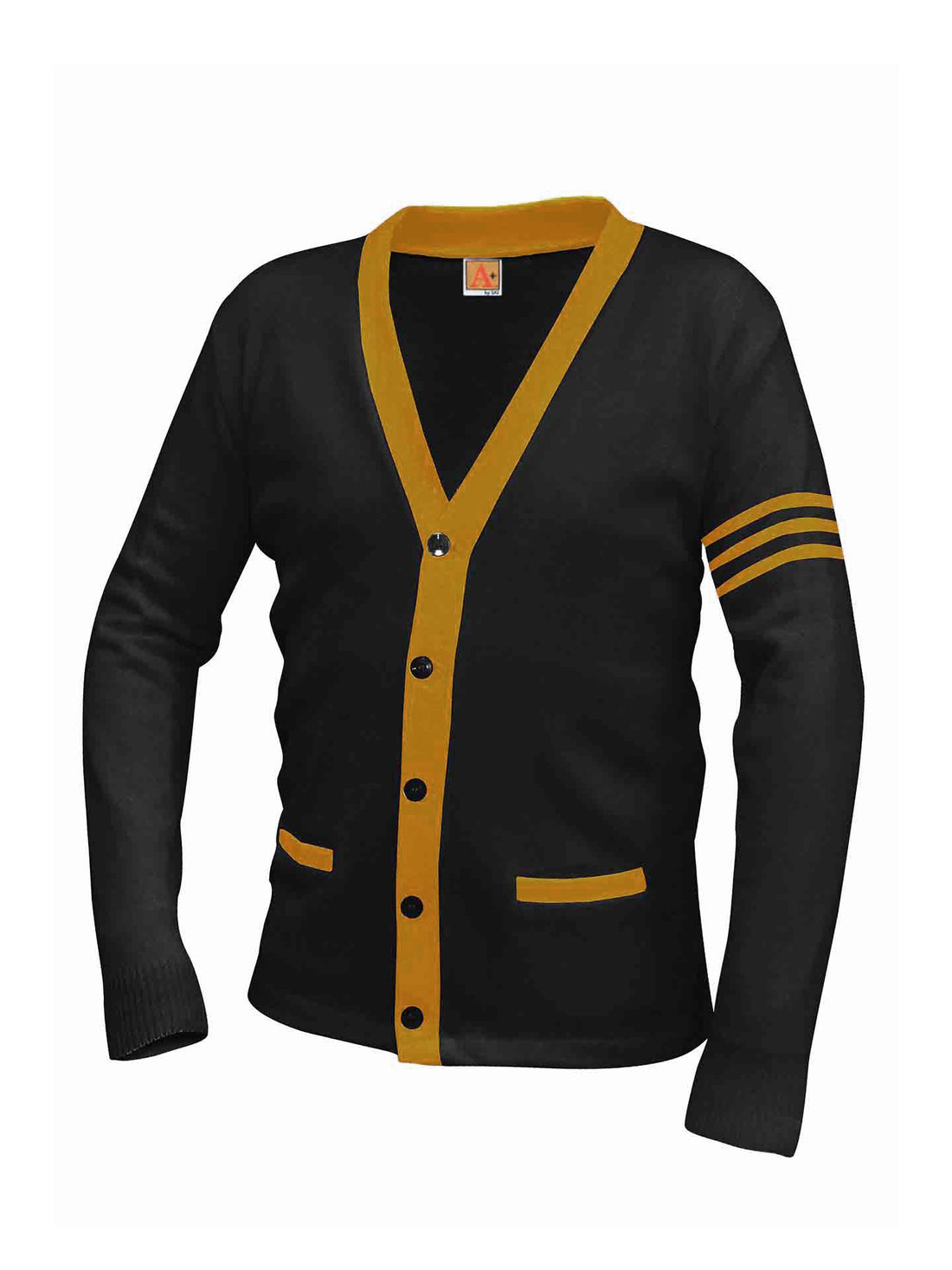 Unisex 5-Button Varsity Cardigan with Welt Pockets