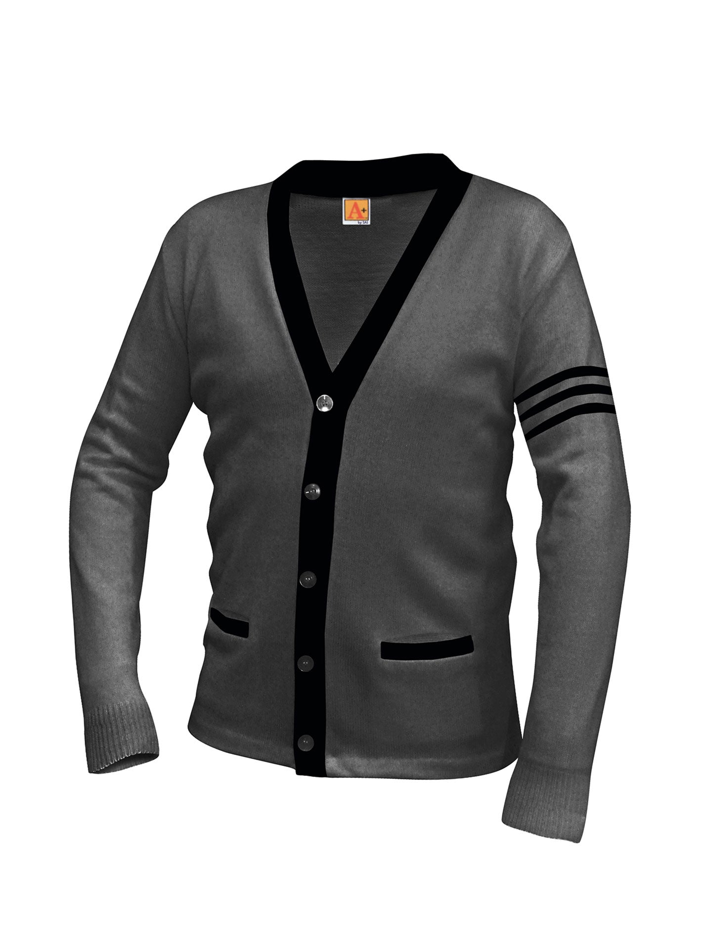 Unisex 5-Button Varsity Cardigan with Welt Pockets