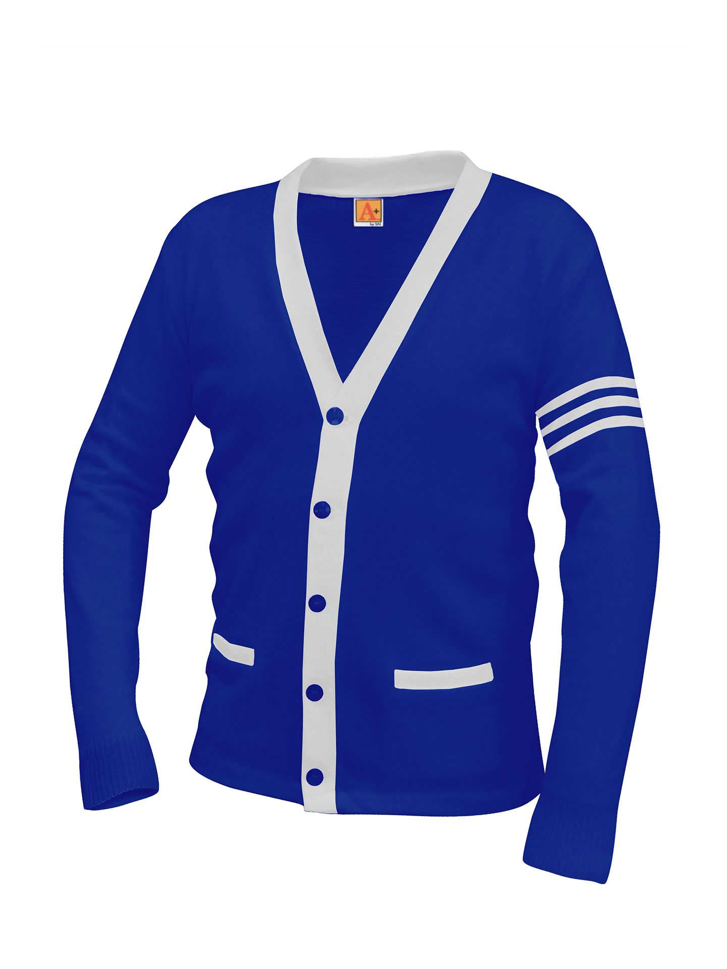 Unisex 5-Button Varsity Cardigan with Welt Pockets