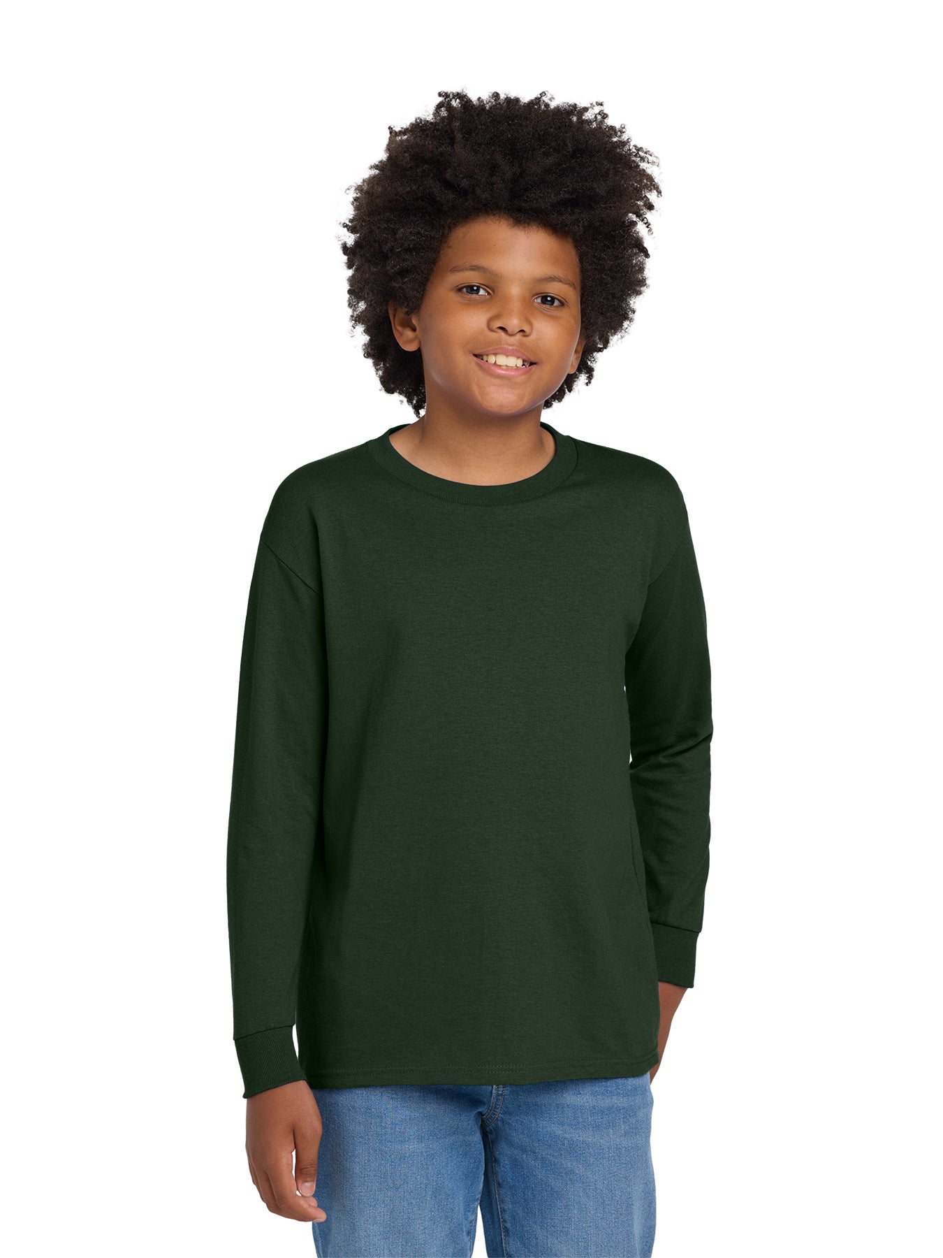 Gildan® Youth Heavy Cotton™ 100% Cotton Long Sleeve T-Shirt