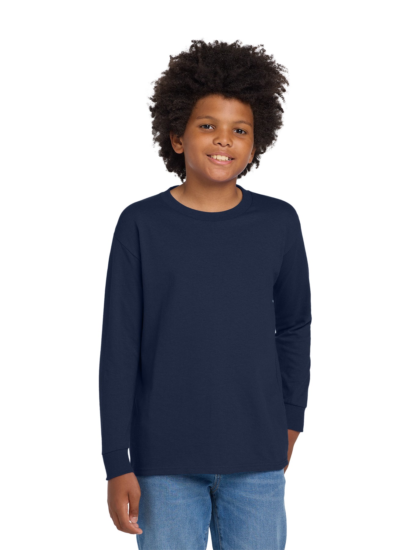 Gildan® Youth Heavy Cotton™ 100% Cotton Long Sleeve T-Shirt