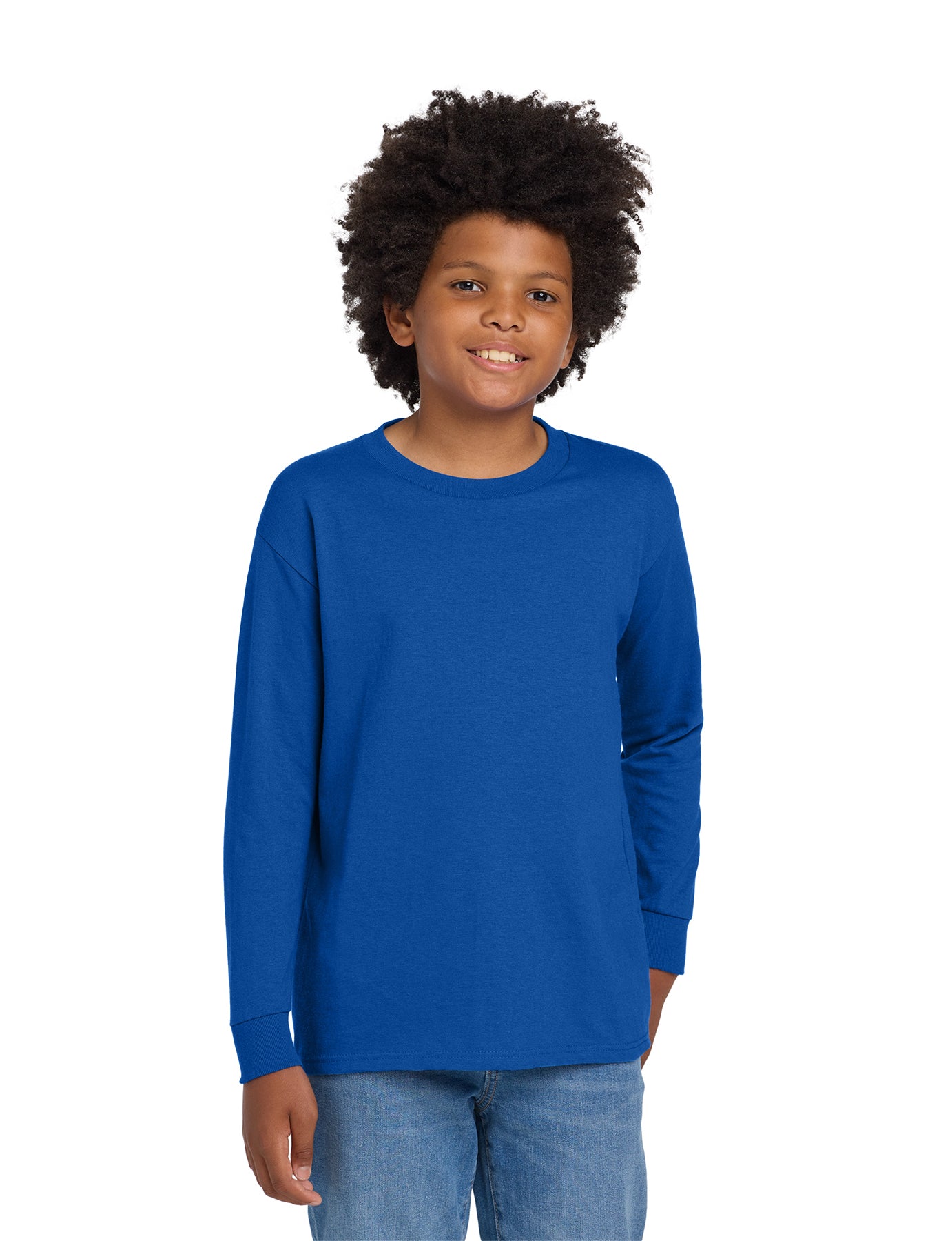 Gildan® Youth Heavy Cotton™ 100% Cotton Long Sleeve T-Shirt