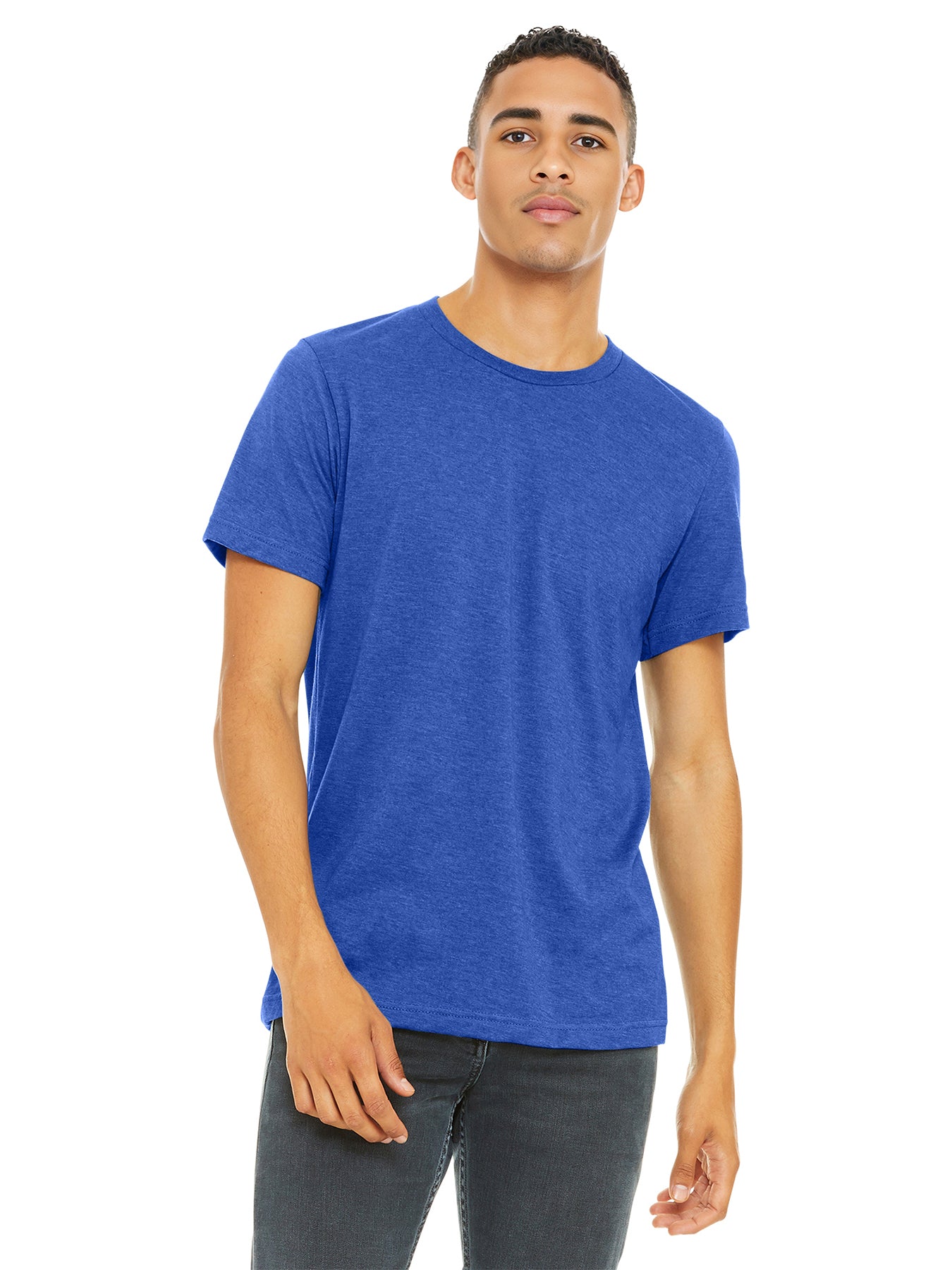 BELLA+CANVAS® Unisex Heather CVC Short Sleeve Tee