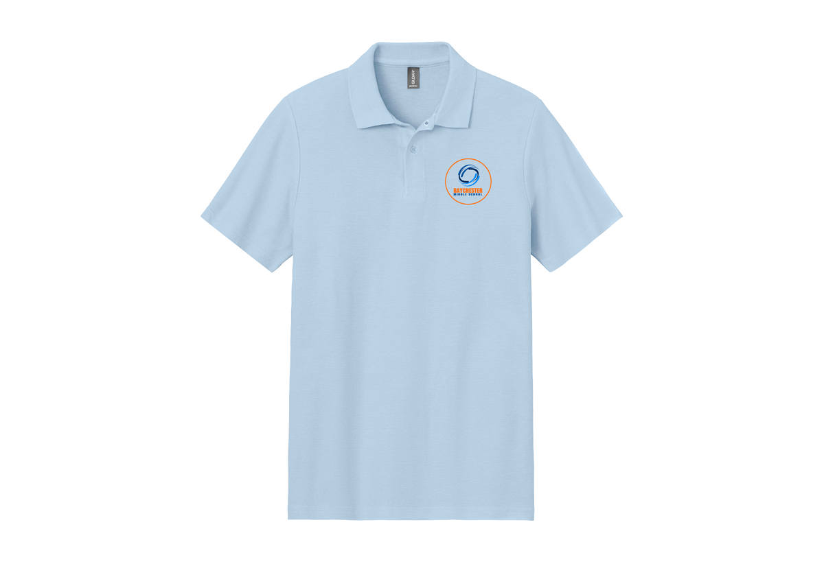 Printed Short Sleeve Unisex Polo - Adult