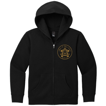 DT6102Y District® Youth V.I.T.™ Fleece Full-Zip Hoodie