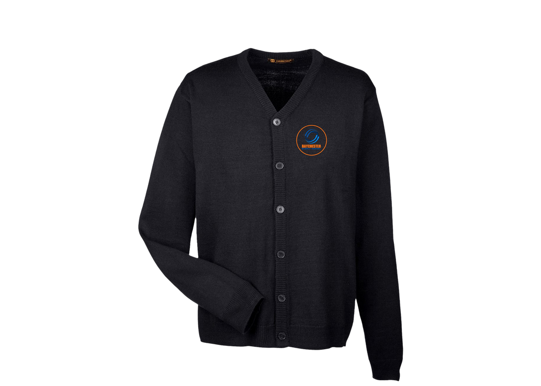 Embroidered V-Neck Cardigan - Adult