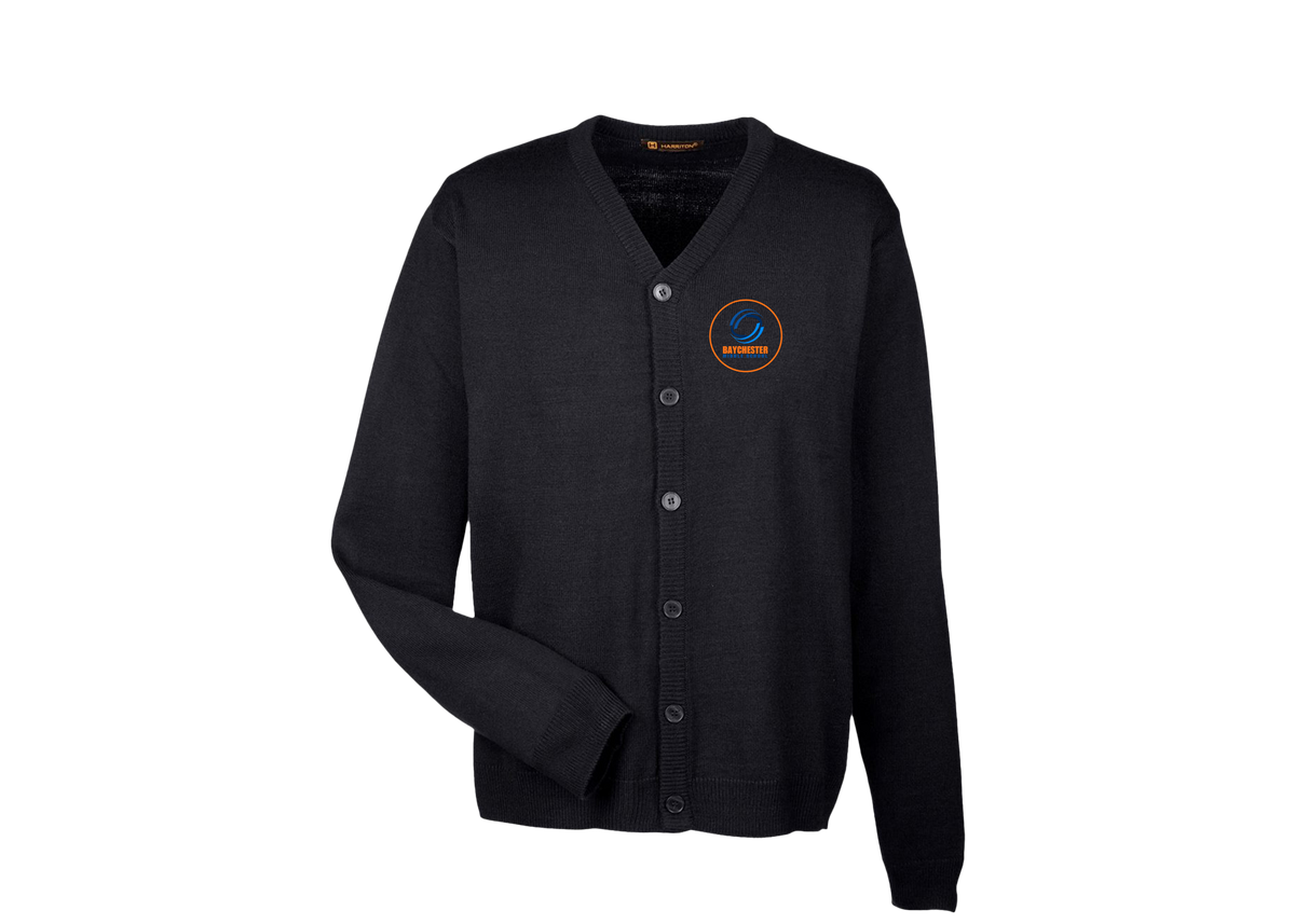 Embroidered V-Neck Cardigan - Adult