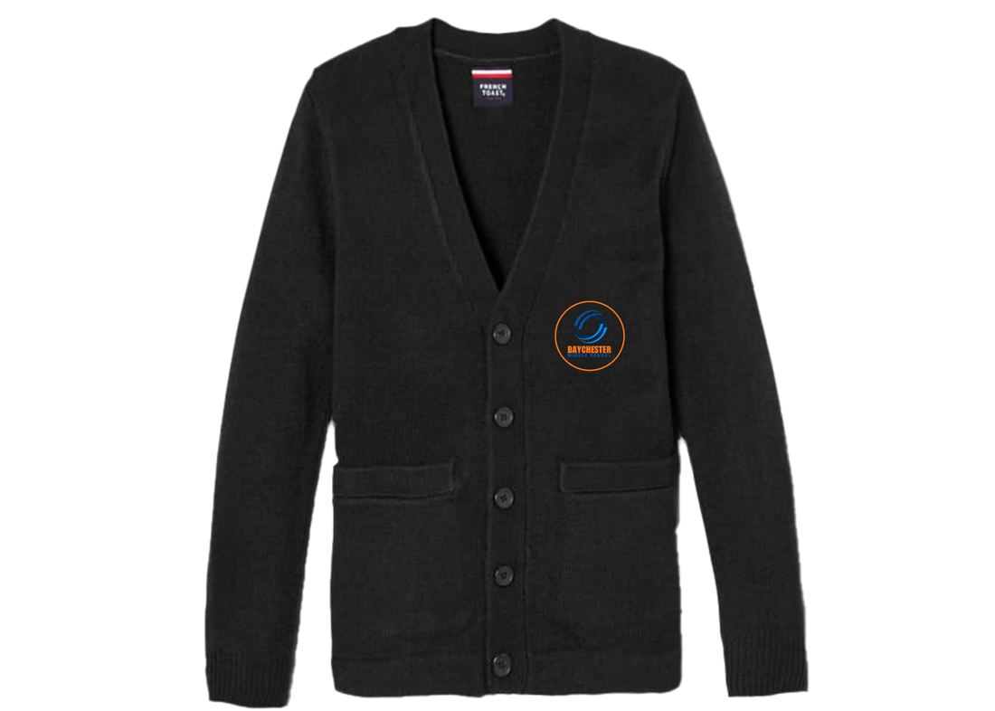 Embroidered V-Neck Cardigan - Youth