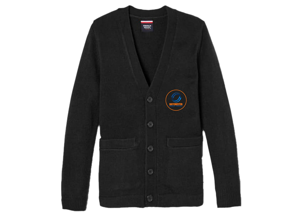 Embroidered V-Neck Cardigan - Youth