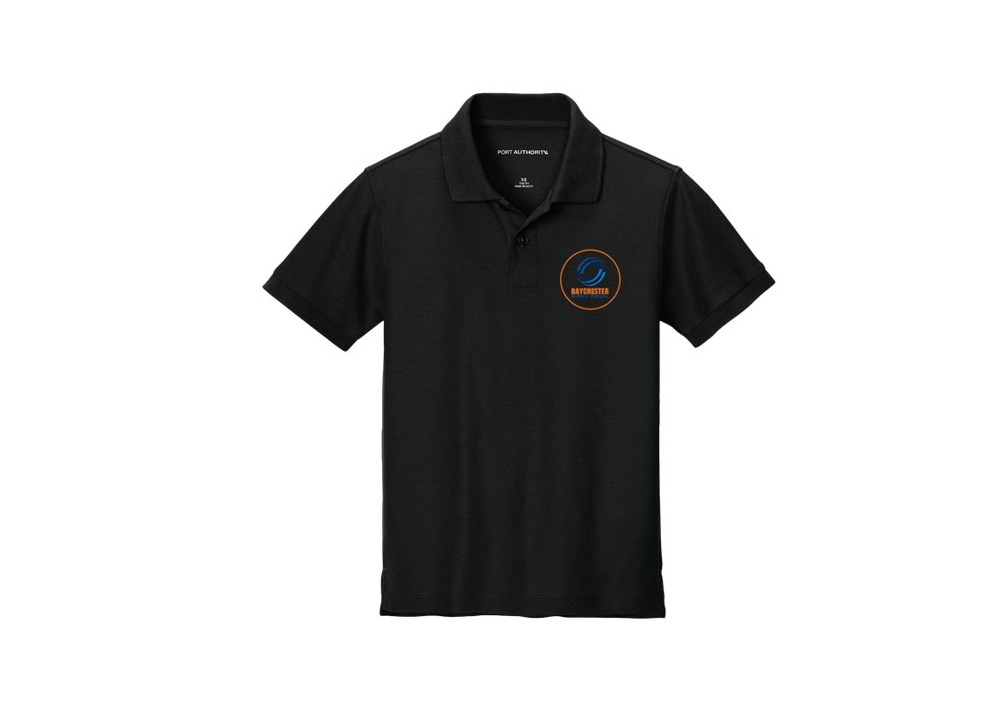 Printed Short Sleeve Unisex Polo - Youth
