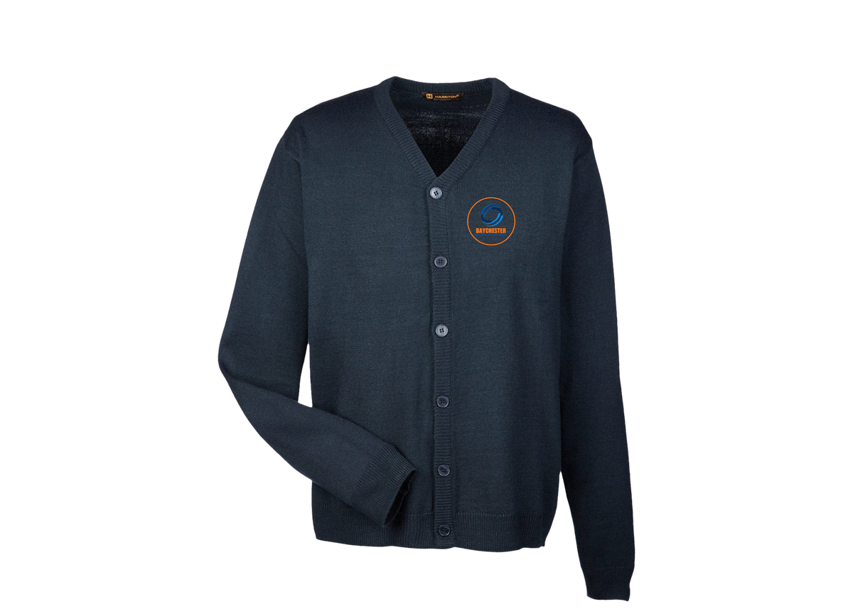 Embroidered V-Neck Cardigan - Adult